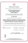 Certificate of Approval №LRQ0939354
